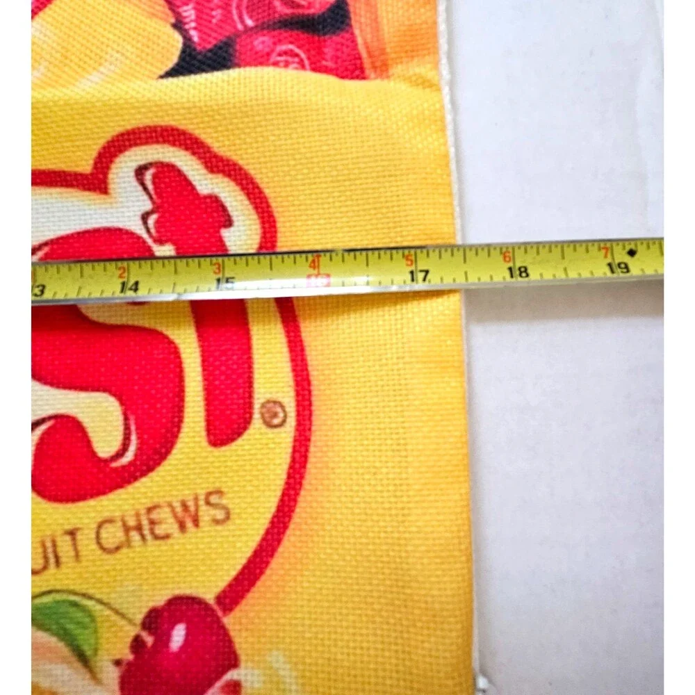 Pillow Shams Starburst Fruit Chews Noveltry Print Set of 2 Square 17.5 x 17.5